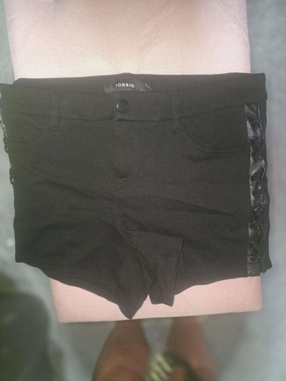 Torrid Size 14 Lace Up Shorts
